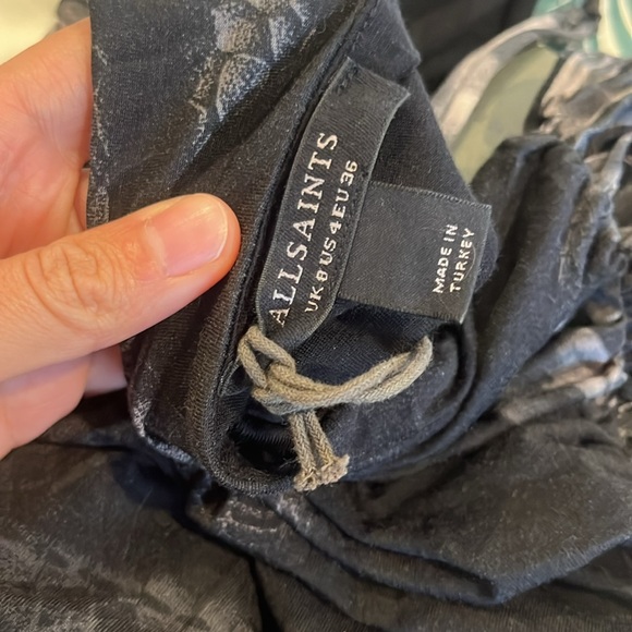 ALL SAINTS Amaya Valley Cut-Out Midi Dress - Picture 5 of 6